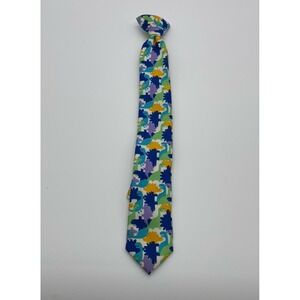 Wembley Boys Dinosaurs  Tie‎ Blue Green  Purple Washable